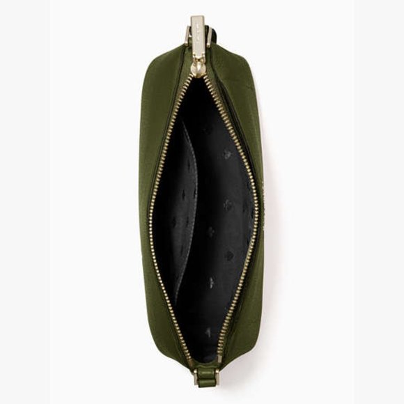 New Kate Spade Harlow Pebble Leather Crossbody Enchanted Green - Picture 4 of 4